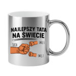 Kubek z dowolnymi imionami "Najlepszy tata na świecie"
