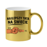 Kubek z dowolnym imieniem "Najlepszy tata na świecie"