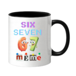 Kubek z napisem "Six Seven"