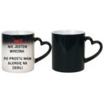 Kubek z dowolnym imieniem "Nie jestem wredna"