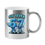 Kubek z napisem "Six Seven"