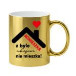 Kubek "Agnieszka z byle ch*jem nie mieszka !"