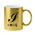 Kubek z dowolnym imieniem i literą