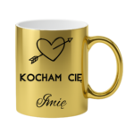 Kubek z dowolnym imieniem ,,Kocham Cię"