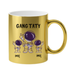 Kubek z dowolnymi imionami "Gang taty"