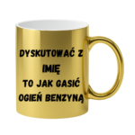 Kubek Personalizowany ,,Dyskutować" z imieniem