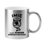 Kubek z dowolnym imieniem "Jego skoda"
