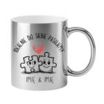 Kubek z dowolnymi imionami "Idealnie do siebie pasujemy"