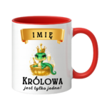 Kubek z dowolnym imieniem "Królowa jest tylko jedna"