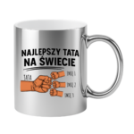 Kubek z dowolnymi imionami "Najlepszy tata na świecie"