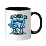 Kubek z napisem "Six Seven"