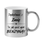 Kubek z dowolnym imieniem "Dyskutować z ... to jak gasić ogień benzyną"