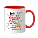 Kubek z dowolnym imieniem "Kocham Cię za twoją osobowość"
