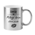 Kubek z dowolnym imieniem "Miłego dnia stara pizdo"