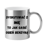 Kubek Personalizowany ,,Dyskutować" z imieniem