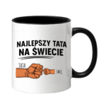 Kubek z dowolnym imieniem "Najlepszy tata na świecie"