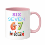 Kubek z napisem "Six Seven"