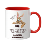 Kubek z dowolnym imieniem „Zajączek Wielkanocny”