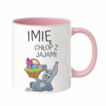 Kubek z dowolnym imieniem "Chłop z jajami"