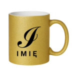 Kubek z dowolnym imieniem i literą