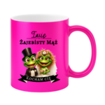 Kubek z dowolnym imieniem "Żajebisty mąż"