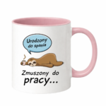 Kubek "Urodzony do spania"- bez imienia