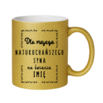 Kubek z dowolnym imieniem "Najukochańszy syn"