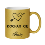 Kubek z dowolnym imieniem ,,Kocham Cię"