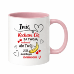 Kubek z dowolnym imieniem "Kocham Cię za twoją osobowość"