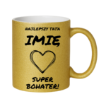 Kubek z dowolnym imieniem "Najlepszy tata"