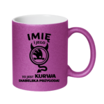 Kubek z dowolnym imieniem "Jego skoda"