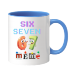 Kubek z napisem "Six Seven"