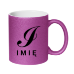 Kubek z dowolnym imieniem i literą