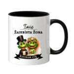 Kubek z dowolnym imieniem "Żajebista żona"