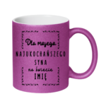 Kubek z dowolnym imieniem "Najukochańszy syn"