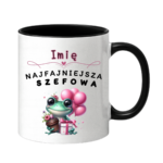 Kubek z dowolnym imieniem "Najfajniejsza szefowa"