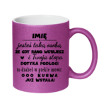 Kubek z dowolnym imieniem "Jesteś taką osobą"