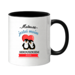 Kubek z dowolnymi imionami "Jesteś moim Serduszkiem''