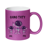 Kubek z dowolnymi imionami "Gang taty"