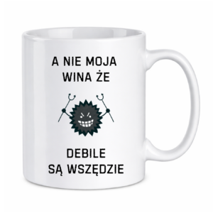 Kubek z dowolnym imieniem "Nie jestem wredna"