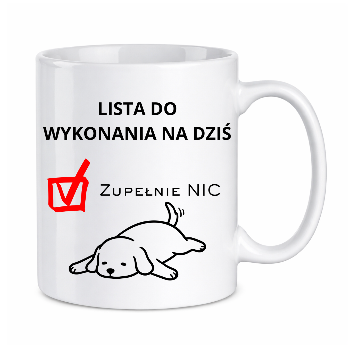 Lista do wykonania na dziś "Zupełnie nic"