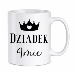 Kubek z dowolnym imieniem "Dziadek"