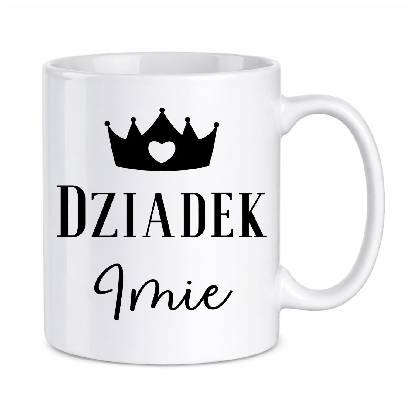 Kubek z dowolnym imieniem "Dziadek"
