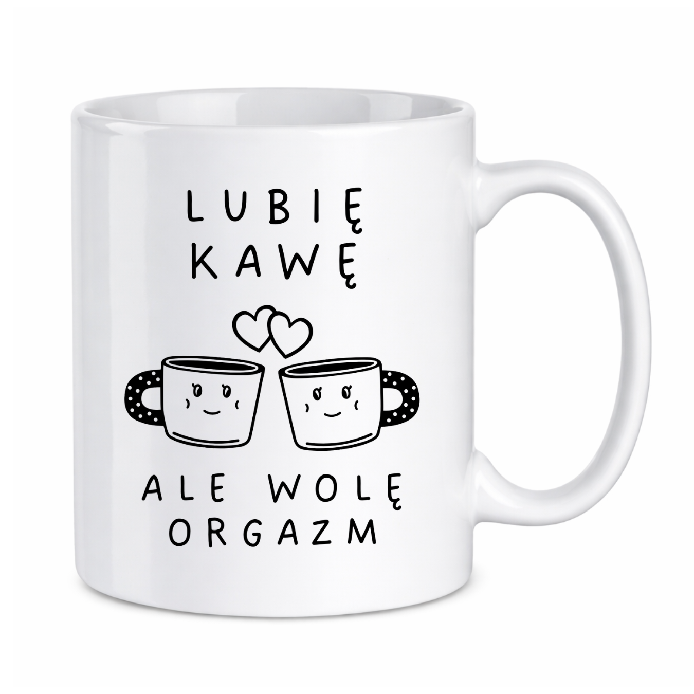 Kubek "Lubię kawę ale wolę orgazm"