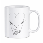 Kubek z dowolnymi imionami "Serce"
