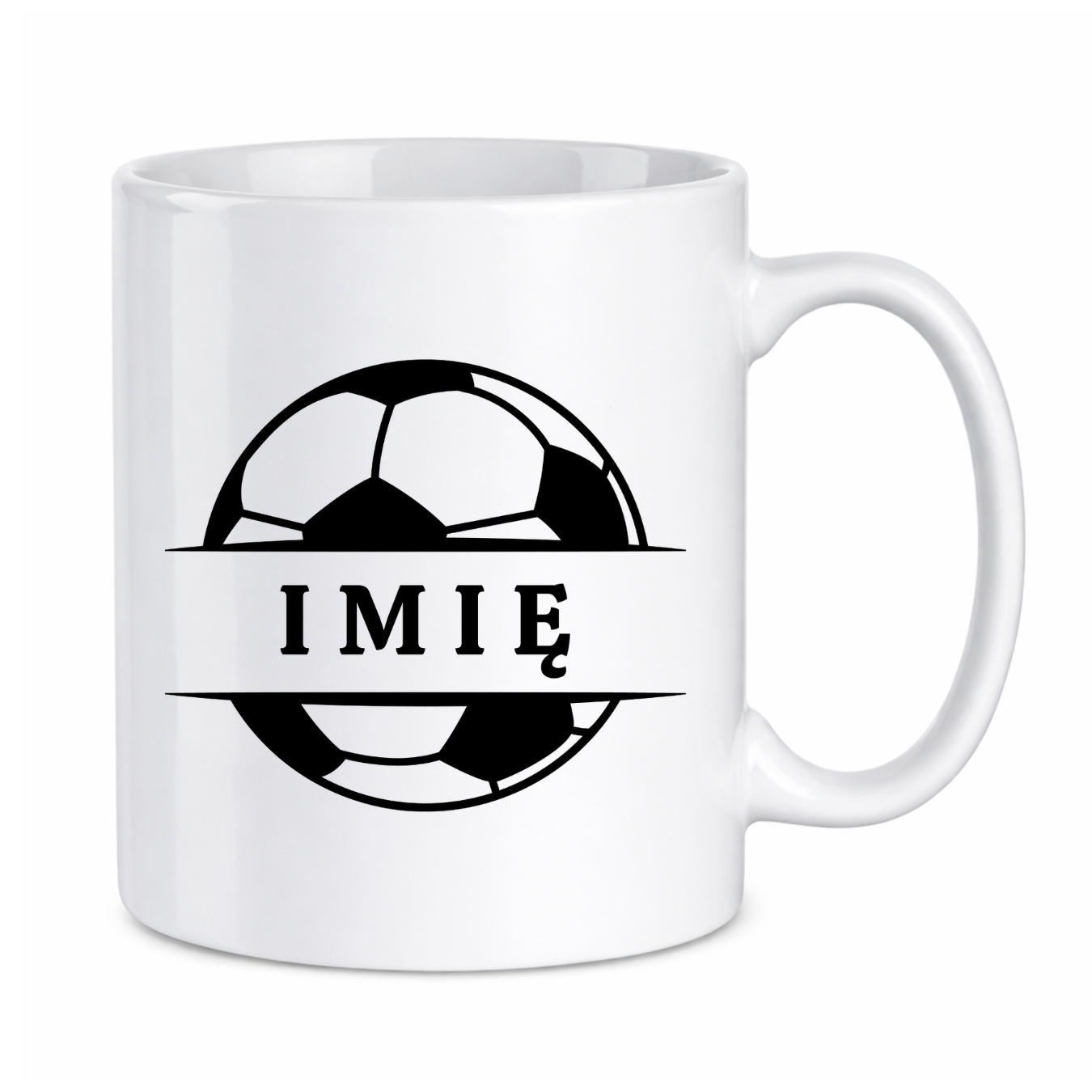 Kubek z dowolnym imieniem "Piłka"