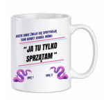 Kubek z dowolnymi imionami "Kiedy dwie żmije się spotykają"