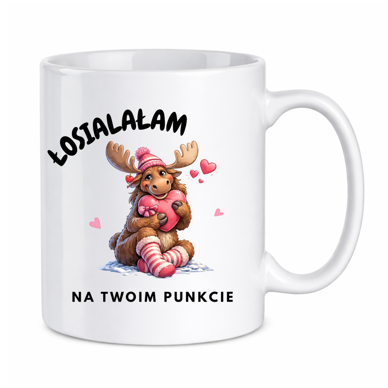 Kubek "Łosialałam na twoim punkcie"