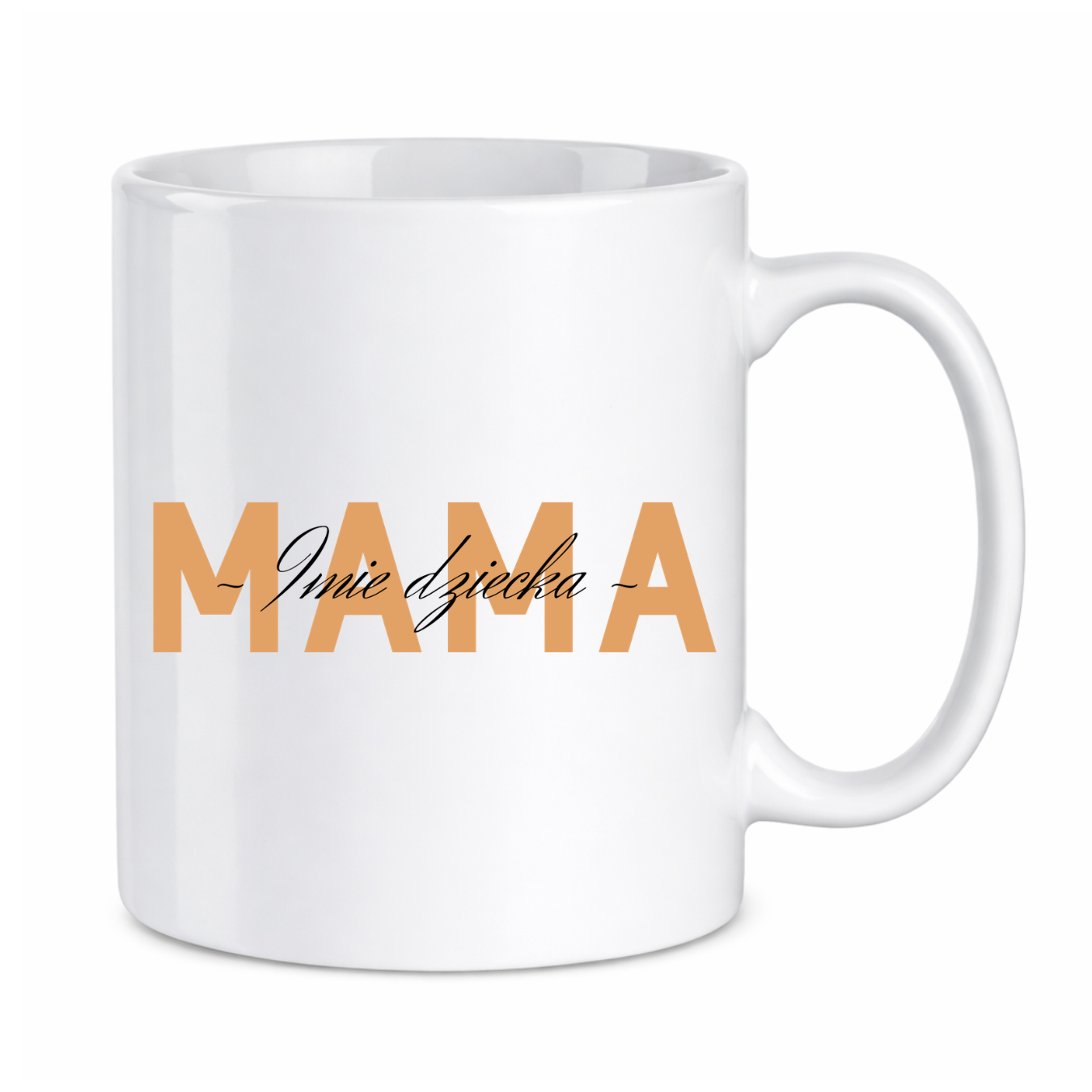 Kubek z dowolnym imieniem dziecka "MAMA"