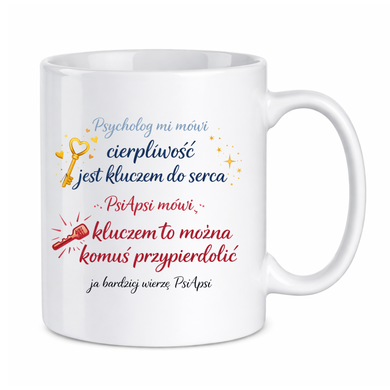 Kubek "Cierpliwość jest kluczem do serca"